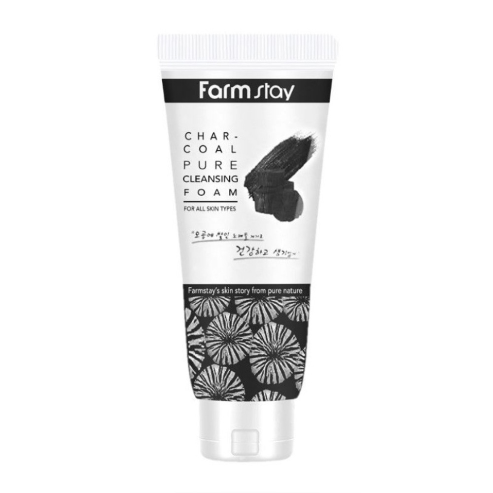Farm Stay Charcoal Pure Cleansing Foam 180ml